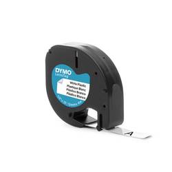 DYMO 91221 etikety plast Barva pásky: perlově bílá Barva písma: černá 12 mm 4 m S0721660