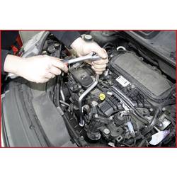 KS Tools 150.9446 1/2 klíč na olejové filtry pro dvojité poloosy, vznětové motory, 27 mm