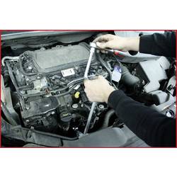 KS Tools 150.9446 1/2 klíč na olejové filtry pro dvojité poloosy, vznětové motory, 27 mm