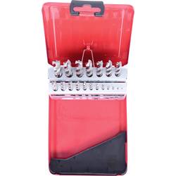KS Tools 330.2610 3302610 HSS-G sada spirálových vrtáku do kovu 1 mm, 1.5 mm, 2 mm, 2.5 mm, 3 mm, 3.5 mm, 4 mm, 4.5 mm, 5 mm, 5.5 mm, 6 mm, 6.5 mm, 7 mm, 7.5