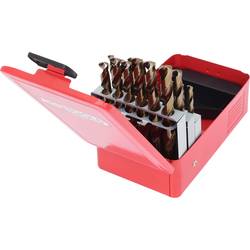 KS Tools 330.3613 HSS-G-Co 5 sada spirálových vrtáku do kovu 1 mm, 1.5 mm, 2 mm, 2.5 mm, 3 mm, 3.5 mm, 4 mm, 4.5 mm, 5 mm, 5.5 mm, 6 mm, 6.5 mm, 7 mm, 7.5 mm,