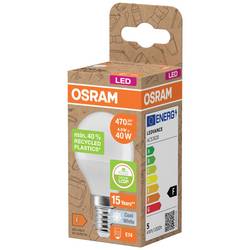 OSRAM HOMELIGHTING 4058075832107 LED Energetická třída (EEK2021) F (A - G) E14 kapkový tvar 4.9 W = 40 W neutrální bílá (Ø x v) 45 mm x 79 mm 1 ks