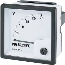 Analogové panelové měřidlo VOLTCRAFT AM-72x72/25V 25 V