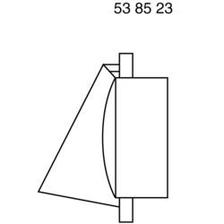 Wallair N34810 digestoř se zpětnou klapkou plast vhodný pro trubice s Ø: 12.5 cm