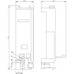 Siemens 3RV29277AA00 podstavec stykače podpěrka 1 ks