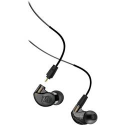 MEE audio M6 PRO špuntová sluchátka (In Ear) kabelová černá headset, odolné vůči potu