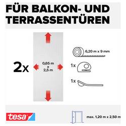 tesa COMFORT 55910-00021-00 Dveřní létající obrazovka (š x v) 1200 mm x 2500 mm antracitová 1 ks