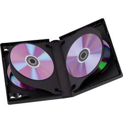Hama obal na DVD 00049685 6 CD/DVD/Blu-ray černá polypropylen 3 ks