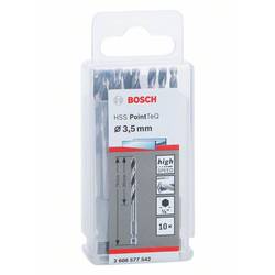 Bosch Accessories 2608577542 PointTeQ HSS kovový spirálový vrták 10dílná 3.5 mm Celková délka 79 mm leštěný DIN 338 šestihran 1 ks