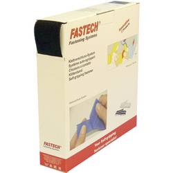 FASTECH® B50-SK-L-999925 pásek se suchým zipem, zalepení hotmelt , flaušová část, (d x š) 25000 mm x 50 mm, černá, 25 m