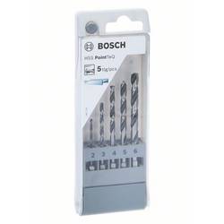Bosch Accessories 2607002824 PointTeQ HSS sada spirálových vrtáku do kovu 5dílná 2 mm, 3 mm, 4 mm, 5 mm, 6 mm DIN 338 šestihran 1 ks