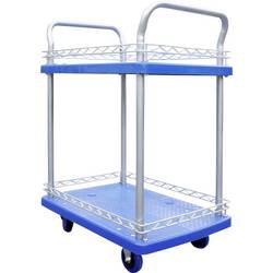 VISO SERVANTE300 servírovací vozík plast Zatížení (max.): 150 kg modrá, stříbrná