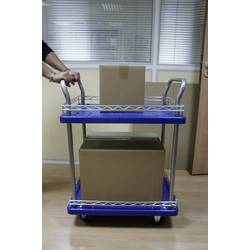 VISO SERVANTE300 servírovací vozík plast Zatížení (max.): 150 kg modrá, stříbrná