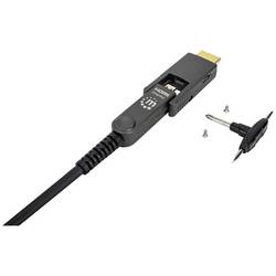 Manhattan HDMI kabel Zástrčka HDMI-A, Zástrčka HDMI Micro-D 20 m černá 355513 4K UHD HDMI kabel