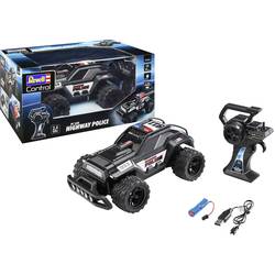 Revell Highway Police černá RC model auta elektrický záchranný vůz RtR 2,4 GHz vč. akumulátorů a kabelu k nabíjení