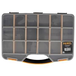 Velleman OMR18 krabička na malé součástky (d x š x v) 415 x 286 x 61 mm přihrádek: 18 Box Obsah 1 ks