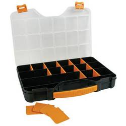 Velleman OMR13 krabička na malé součástky (d x š x v) 326 x 257 x 48 mm přihrádek: 18 Box Obsah 1 ks