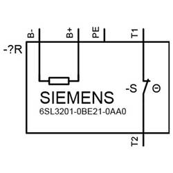 Siemens 6SL3201-0BE21-0AA0 brzdný rezistor Siemens Sinamics G120