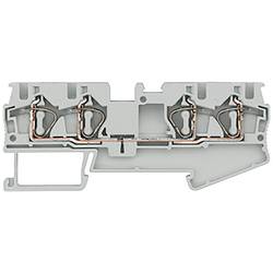 Siemens 8WH20040AG00 průchodková svorka přípojka s pružinovým protitahem šedá 50 ks
