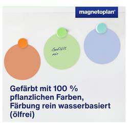 magnetoplan moderační karta 6barevný kulatý 100 mm 500 ks