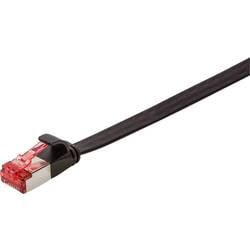 LogiLink CF2083S RJ45 síťové kabely, propojovací kabely CAT 6 U/FTP 7.50 m černá pozlacené kontakty 1 ks