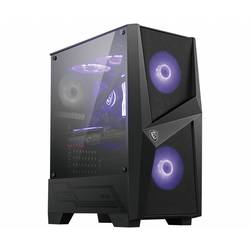 Micro Star International Computer MAG Forge 100M midi tower PC skříň černá, transparentní