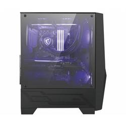 Micro Star International Computer MAG Forge 100M midi tower PC skříň černá, transparentní