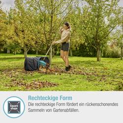 GARDENA 11715-20 Vak na zahradní odpad 127 l černá/tyrkysová