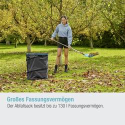 GARDENA 11715-20 Vak na zahradní odpad 127 l černá/tyrkysová