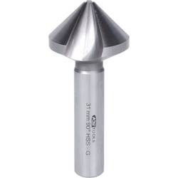 KS Tools 3360075 336.0075 záhlubník 31 mm ocel válcová stopka 1 ks