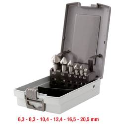 KS Tools 3360446 336.0446 sada záhlubníků 6.3 mm, 8.3 mm, 10.4 mm, 12.4 mm ocel válcová stopka 1 ks