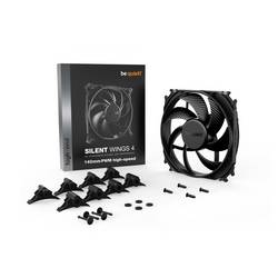 BeQuiet be quiet! Silent Wings 4 - Gehäuselüfter - PWM High-Speed PC větrák s krytem černá (š x v x h) 140 x 25 x 140 mm