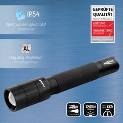 Ansmann 1600-0173 LED kapesní svítilna s klipem na opasek, poutko na ruku na baterii 240 lm 129 g