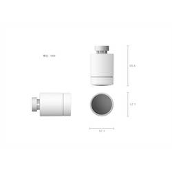 Aqara termostatická hlavice na radiátor SRTS-A01 bílá Apple HomeKit, Alexa (je zapotřebí samostatná základní stanice), Google Home (je zapotřebí samostatná
