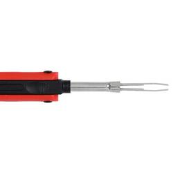 Nástroj pro odblokování pro ploché zástrčky / ploché dutinky 2,8 mm, 4,8 mm, 5,8 mm, 6,3 mm (AMP Tyco JPT, AMP Tyco SPT, AMP Tyco, TAB, Delphi HVF2, GHW DFK,