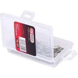KS Tools 150.1051 Opravářské svorky ve tvaru u Ø 0,6 mm, 100 kusů