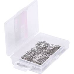KS Tools 150.1051 Opravářské svorky ve tvaru u Ø 0,6 mm, 100 kusů