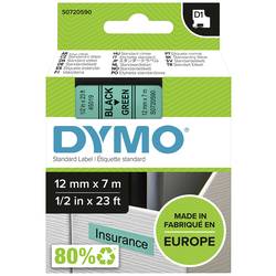 etikety DYMO D1 45019 polyester Barva pásky: zelená Barva písma:černá 12 mm 7 m