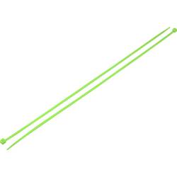 TRU COMPONENTS 93038c417, stahovací pásky, 2.80 mm, 250 mm, zelená, světélkující, 100 ks