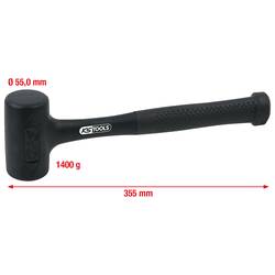 KS Tools 140.5257 Bezodskokové měkké kladivo, 1270 g