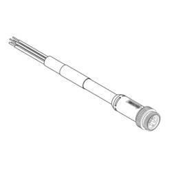 Molex upravený zástrčkový konektor pro senzory - aktory, 1300610138, 1 ks