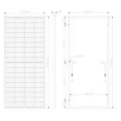 Sygonix monokrystalický solární panel, 210 W, 18.72 V