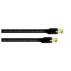 Cordial 15581 RJ45 síťové kabely, propojovací kabely CAT 7a S/FTP 10.00 m černá krytí PUR 1 ks
