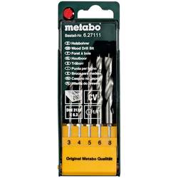 Metabo 627111000 sada spirálových vrtáků do dřeva 5dílná 3 mm, 4 mm, 5 mm, 6 mm, 8 mm 1 ks