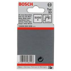 Sponky do sponkovačky z tenkého drátu, typ 53 - 11,4 x 0,74 x 6 mm 5000 ks Bosch Accessories 2609200209 Rozměry (d x š) 6 mm x 11.4 mm