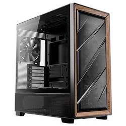 Antec FLUX midi tower PC skříň černá, dřevo
