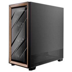 Antec FLUX midi tower PC skříň černá, dřevo