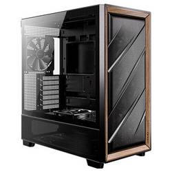 Antec FLUX midi tower PC skříň černá, dřevo