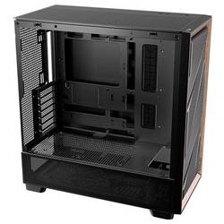 Antec FLUX midi tower PC skříň černá, dřevo