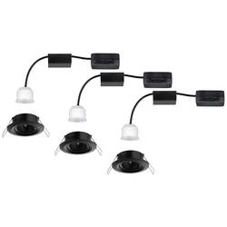 Paulmann 93085 Nova mini LED vestavné svítidlo, LED, pevně vestavěné LED, 12 W, černá (matná)
